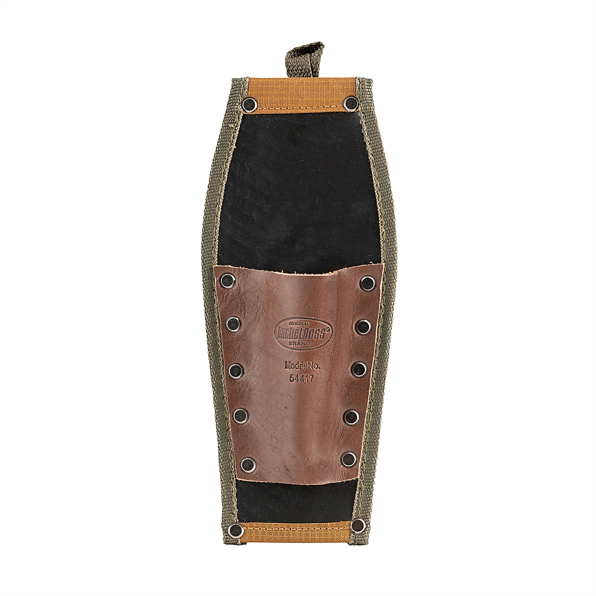 Bucket Boss, LEATHER PLIERS HOLDER, Color Brown, Pockets (qty.) 1 Material Leather, Model# 54417